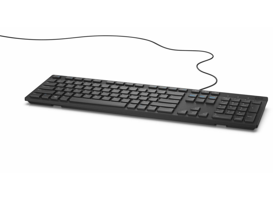Dell KB216 Full-Size Wired USB Keyboard with Multimedia Keys | 580-ADMT