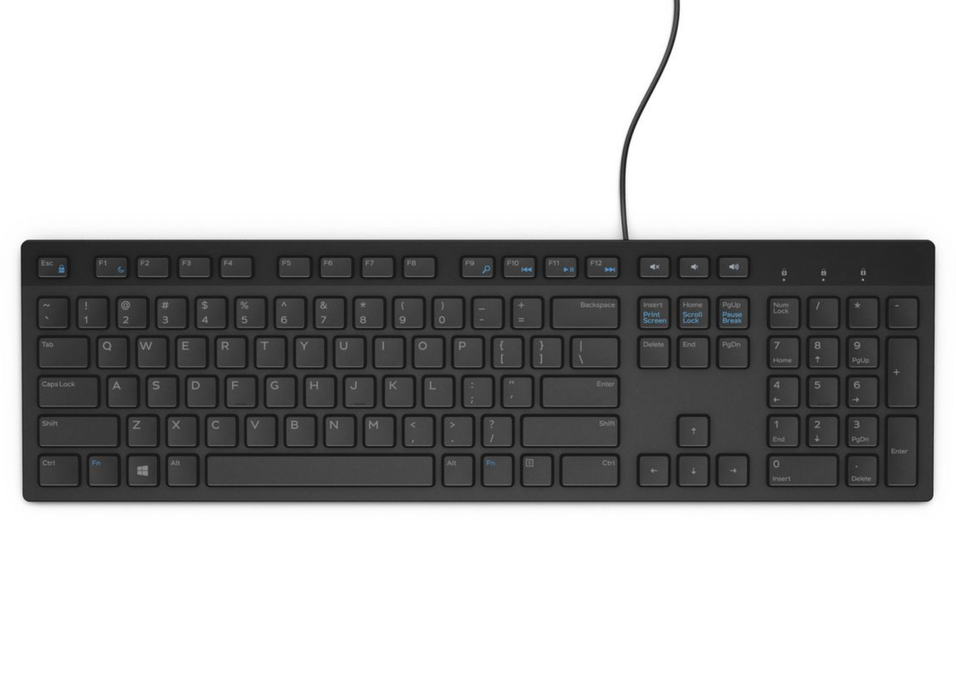 Dell KB216 Wired Keyboard - Black | 580-ADHK