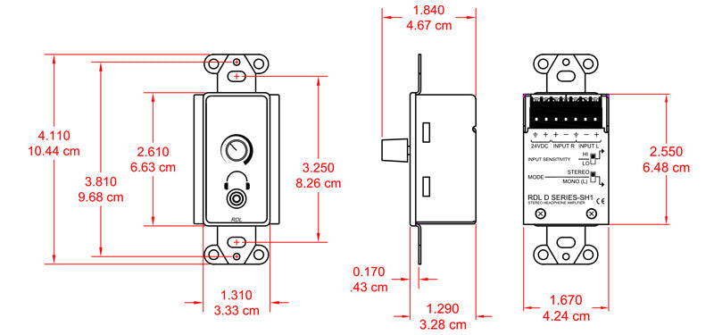 Radio Design Labs Stereo Headphone Amplifier | D-SH1 Audio Amplifier Radio Design Labs