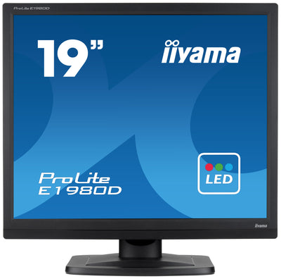 iiyama ProLite E1980D-B1 19" LED-Backlit Monitor Desktop Monitor iiyama