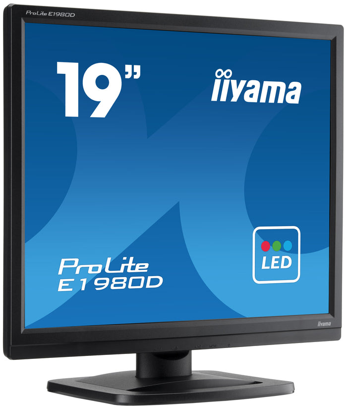 iiyama ProLite E1980D-B1 19" LED-Backlit Monitor Desktop Monitor iiyama