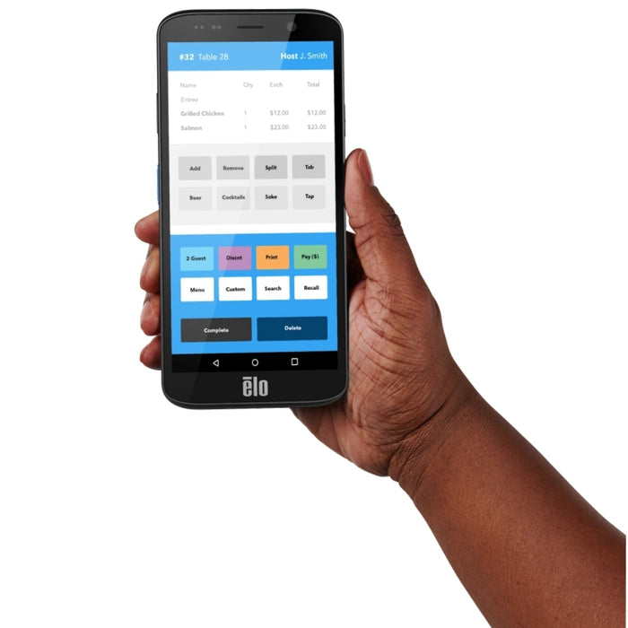 Elo Touch Solutions M51 6" 8/13 MP 8/128 GB Android 14 Rugged Mobile Computer | E450052 Handheld Mobile Computer Elo