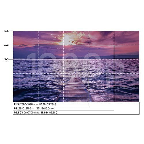 Moove 43" Edge Pro Indoor Fine Pitch LED Display | MV-EDG43-MOD-MM1.5 Indoor DV LED ScreenMoove