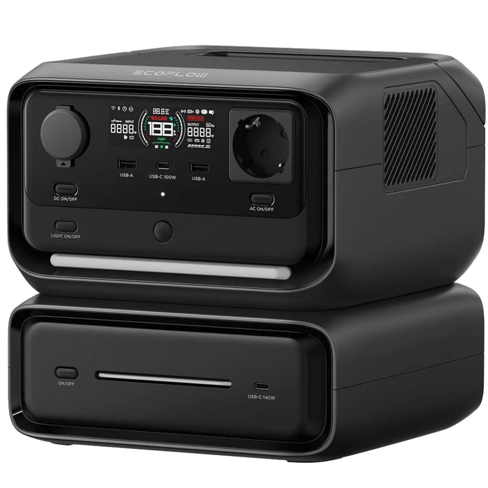 EcoFlow RIVER 3 Max Portable Power Station - 572Wh | EFRIVER3MAX-UK-CBOX EcoFlow Power Stations EcoFlow