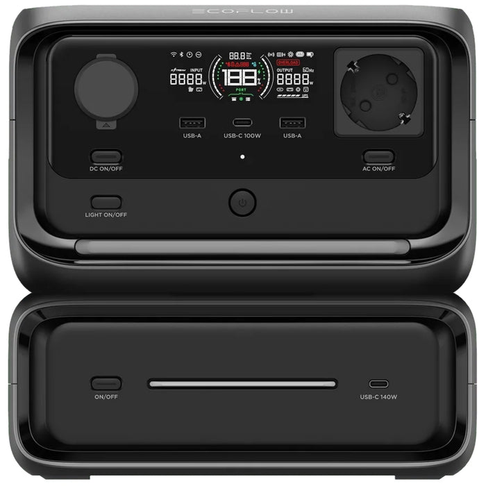 EcoFlow RIVER 3 Max Portable Power Station - 572Wh | EFRIVER3MAX-UK-CBOX EcoFlow Power Stations EcoFlow