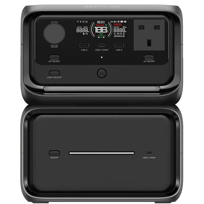 EcoFlow RIVER 3 Max Plus + EB600 Extra Battery Hard Bundle | EFRIVER3MaxPlus-UK-CBOX EcoFlow Power Stations EcoFlow