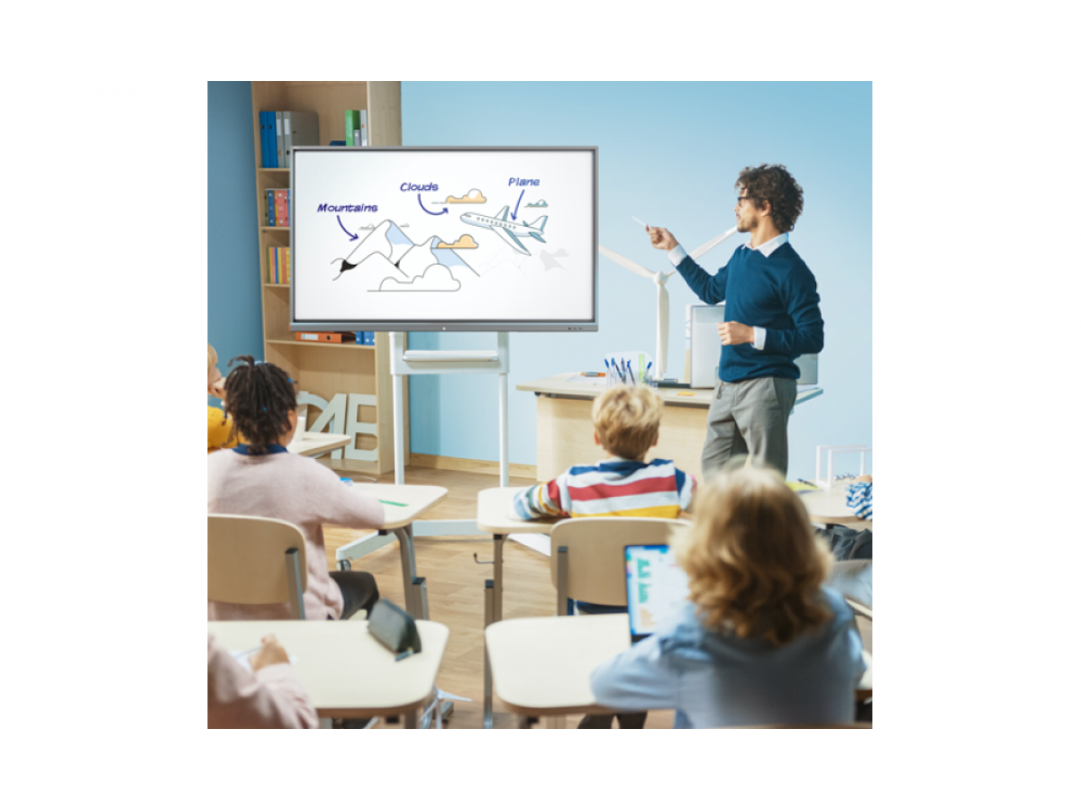Vivitek NovoTouch EK653i 65” 4K Android Interactive Display Interactive Touchscreen Display Vivitek