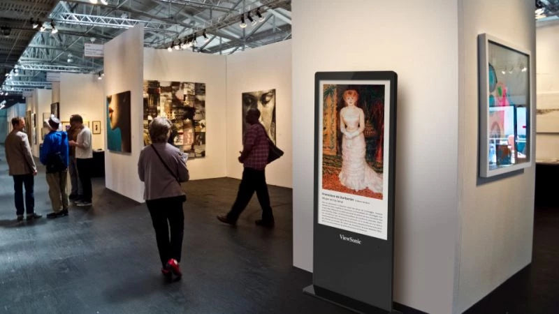 ViewSonic EP5542 55" All-in-One Digital Freestanding ePoster Freestanding Digital Signage Display ViewSonic