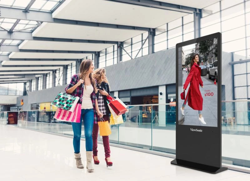 ViewSonic EP5542 55" All-in-One Digital Freestanding ePoster Freestanding Digital Signage Display ViewSonic