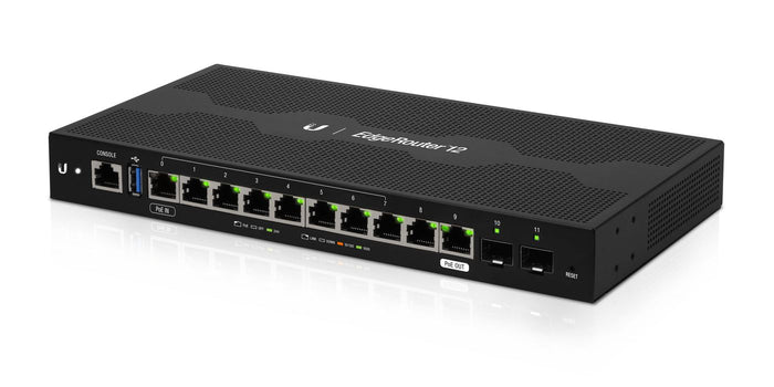 Ubiquiti EdgeRouter Wired Router Gigabit Ethernet Black | ER-12 Wired Router Ubiquiti