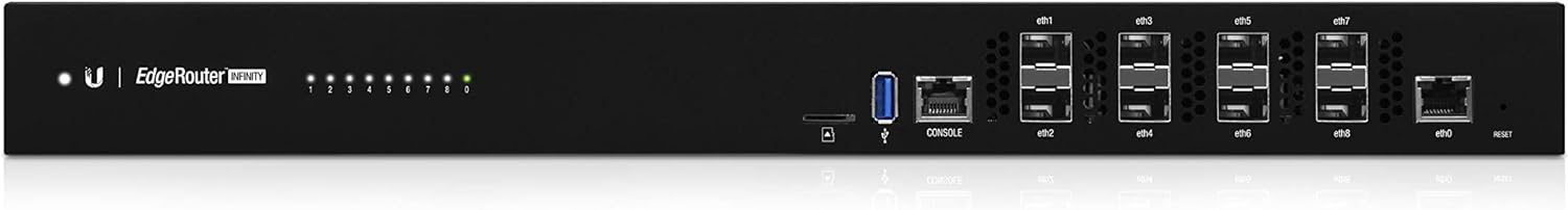 Ubiquiti EdgeRouter Infinity SFP/SFP+ 8 Port Router | ER-8-XG Network Switch Ubiquiti