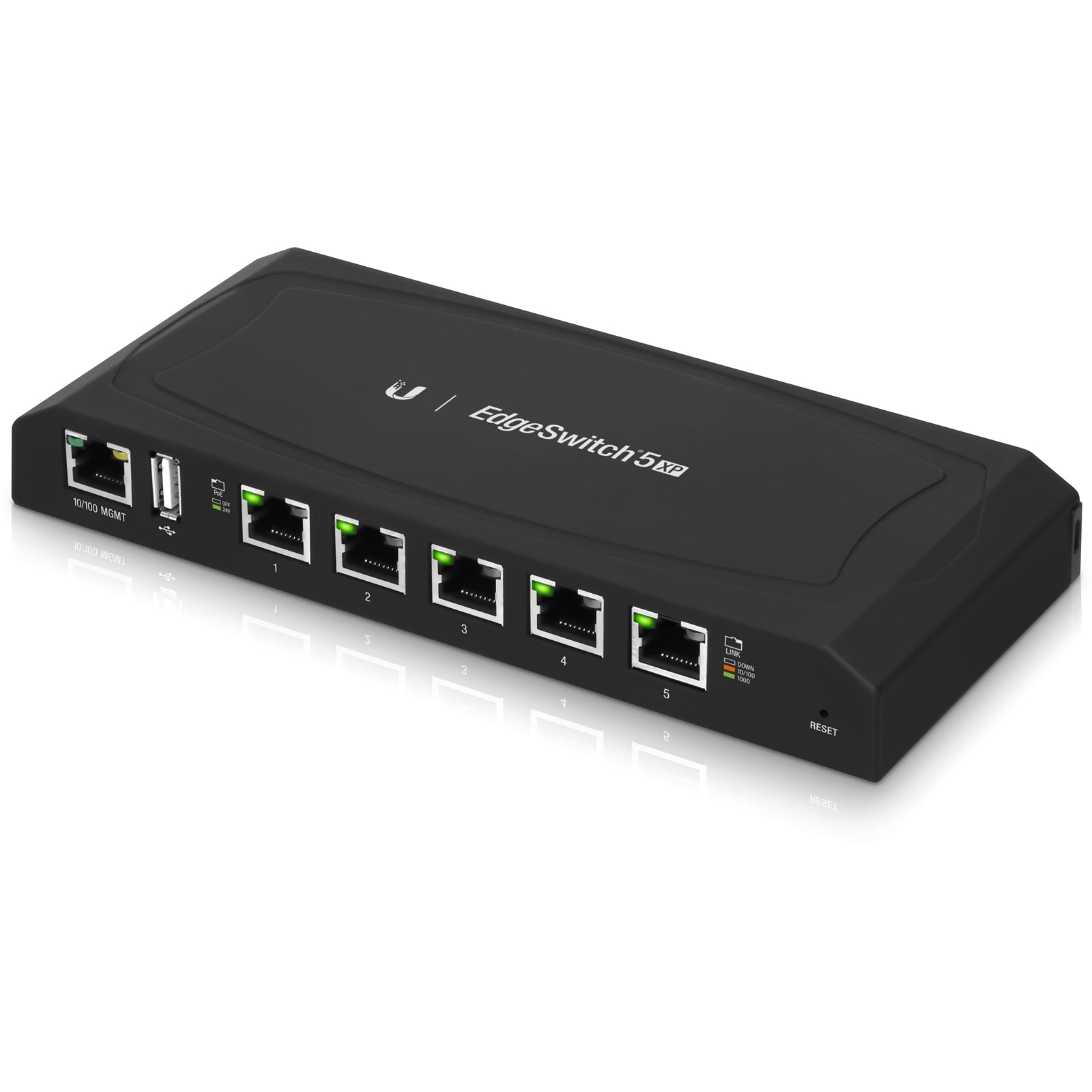 Ubiquiti EdgeSwitch 5XP Managed Gigabit Ethernet (10/100/1000) PoE Black | ES-5XP Network Switch Ubiquiti