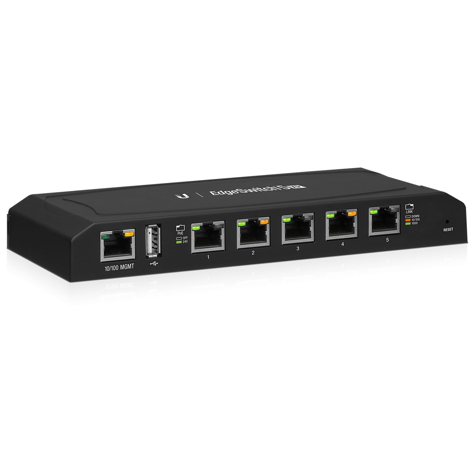 Ubiquiti EdgeSwitch 5XP Managed Gigabit Ethernet (10/100/1000) PoE Black | ES-5XP Network Switch Ubiquiti