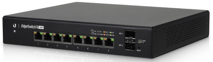 Ubiquiti EdgeSwitch 8 PoE Managed Switches | ES-8-150W Network Switch Ubiquiti