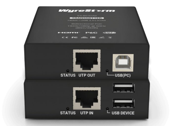 WyreStorm 80m KVM UTP Extender | EX-80-KVM AV Extender WyreStorm