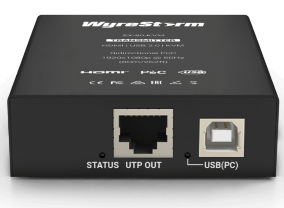 WyreStorm 80m KVM UTP Extender | EX-80-KVM WyreStorm KVM Extender WyreStorm
