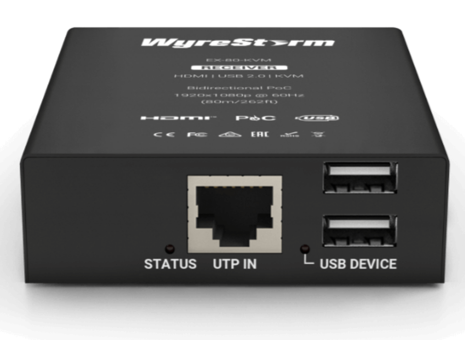 WyreStorm 80m KVM UTP Extender | EX-80-KVM WyreStorm KVM Extender WyreStorm
