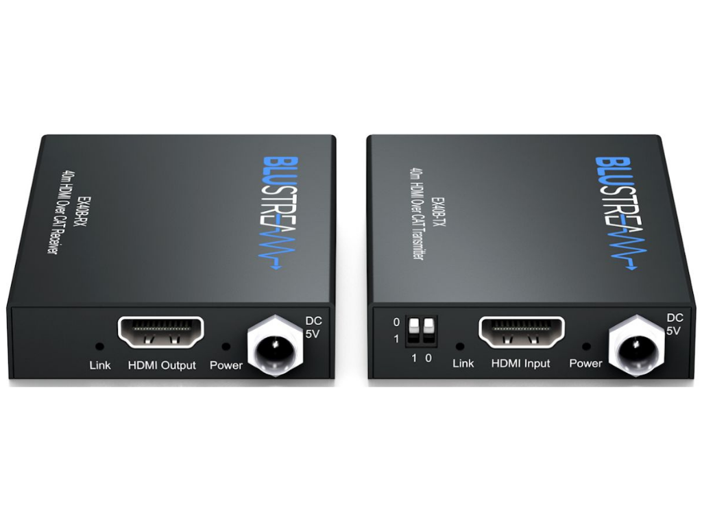BluStream Slimline HDMI Extender Set - 40m | EX40B-KIT AV Extender BluStream