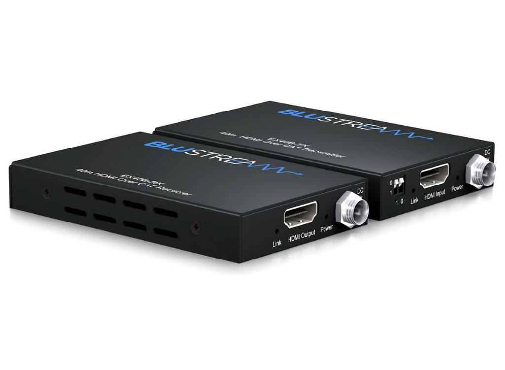 BluStream Slimline HDMI Extender Set - 40m | EX40B-KIT AV Extender BluStream