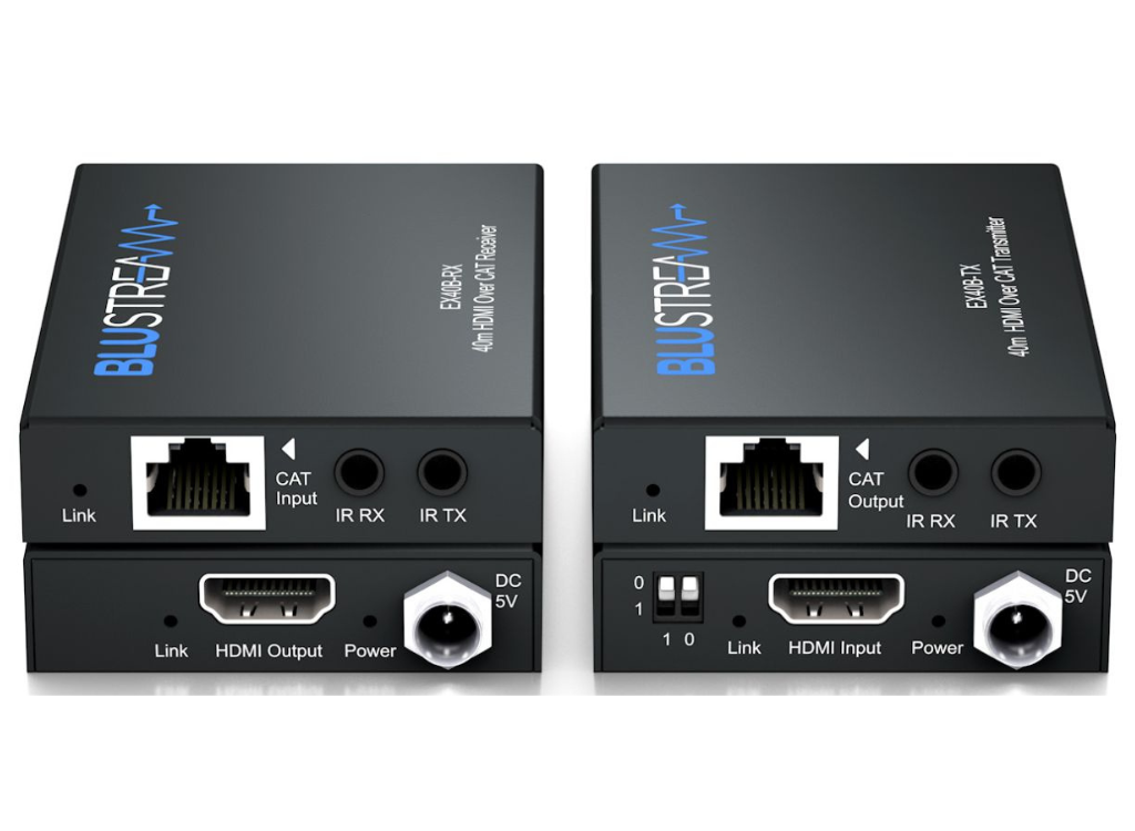 BluStream Slimline HDMI Extender Set - 40m | EX40B-KIT AV Extender BluStream