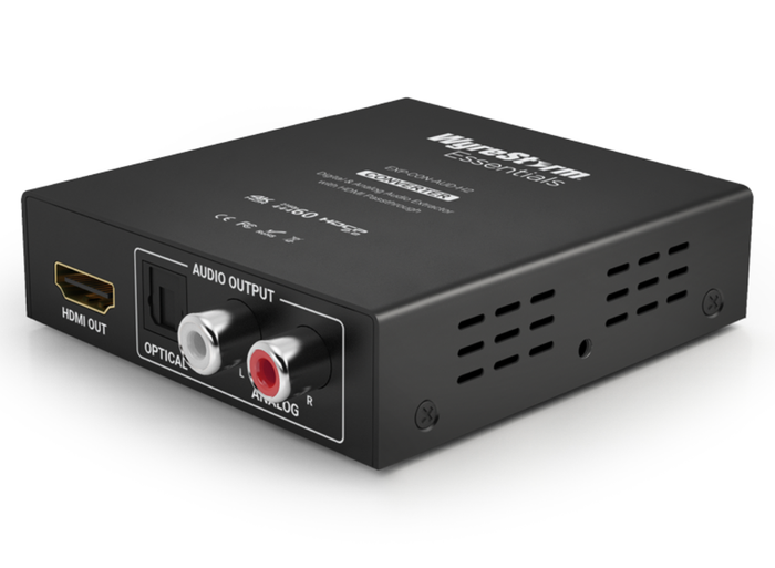 WyreStorm Essentials™ HDMI Audio Extractor | EXP-CON-AUD-H2 Adapter / Converter WyreStorm
