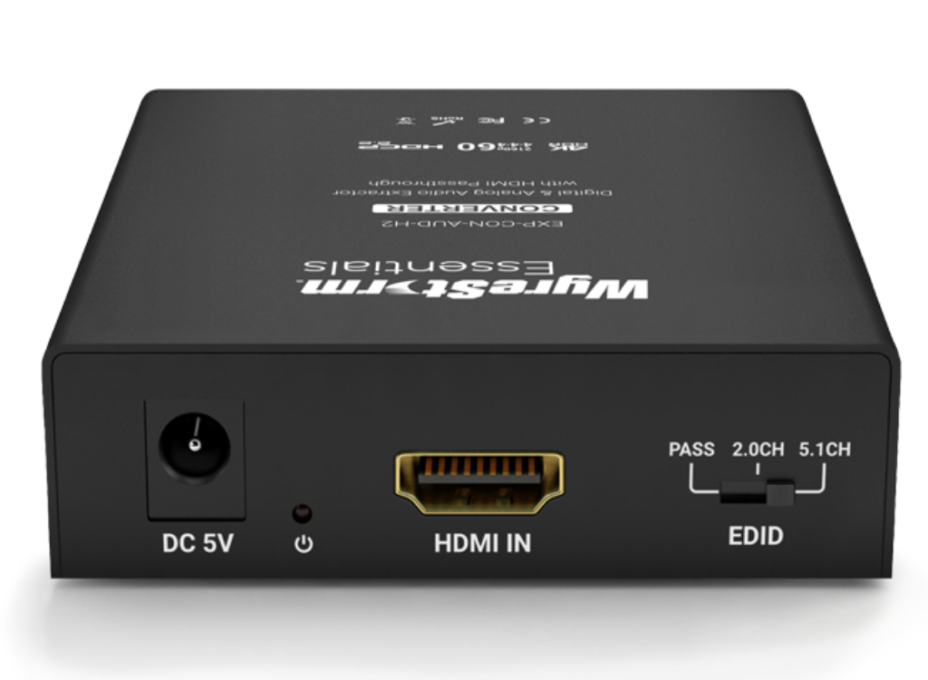 WyreStorm Essentials™ HDMI Audio Extractor | EXP-CON-AUD-H2 Adapter / Converter WyreStorm