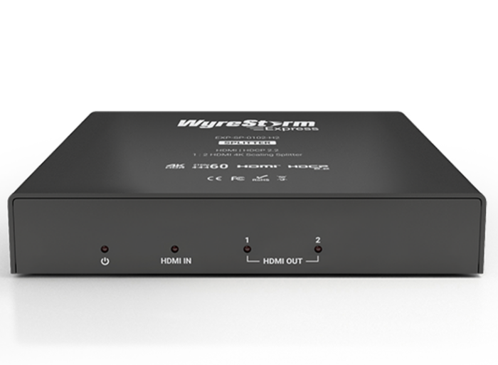 WyreStorm EXP-SP-0102-H2 Essentials™ 4K60 1:2 Scaling HDMI Splitter Splitter WyreStorm