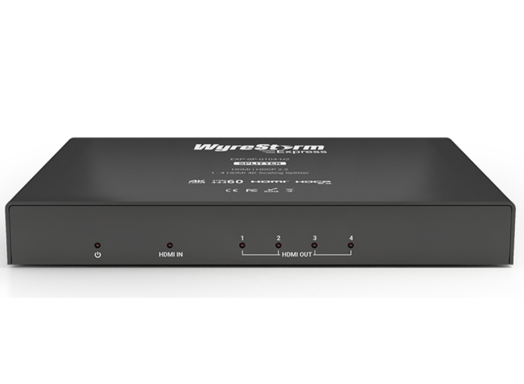 WyreStorm EXP-SP-0104-H2 Essentials™ 4K60 1:4 Scaling HDMI Splitter Splitter WyreStorm