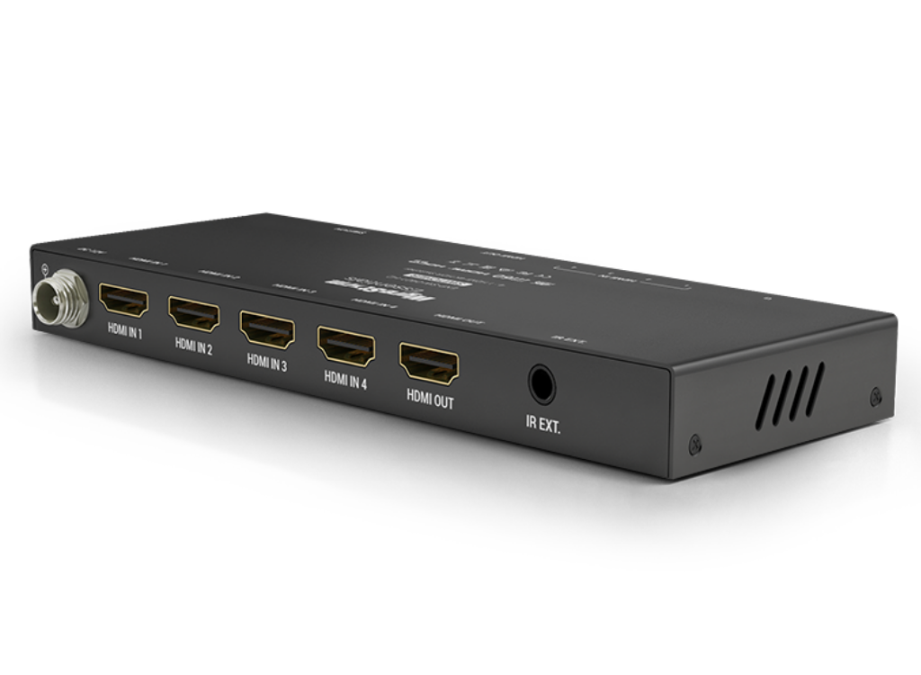 WyreStorm EXP-SW-0401-H2 Essentials™ 4K60 4×1 HDMI Switcher Video Switch WyreStorm
