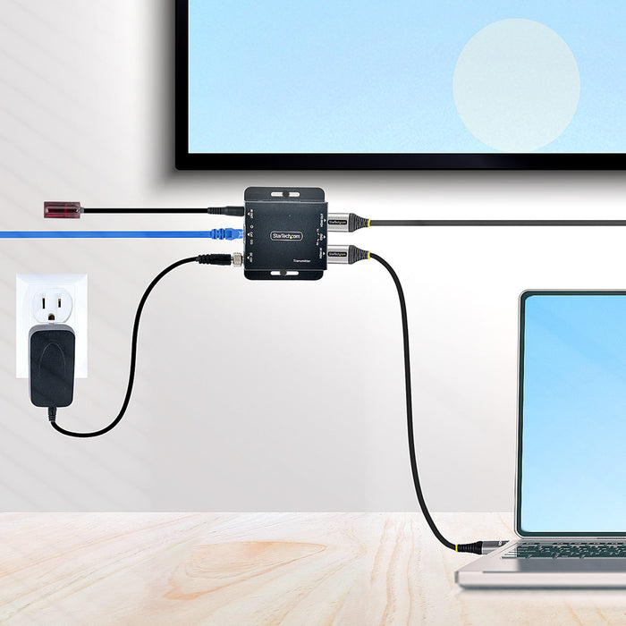 Startech 4K 30Hz HDMI over Cat6 Extender with IR, 40m | EXTEND-HDMI-4K40C6P1 AV Extender Startech