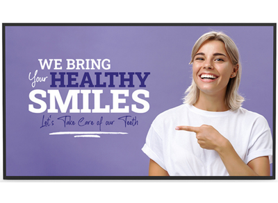 Moove E55P1 – 55" Economy Professional Monitor | 4K Ultra HD ScreenMoove Commercial Display ScreenMoove