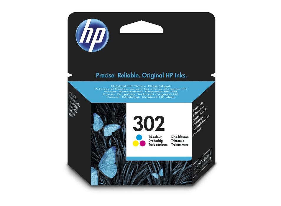 HP 302 Tri-Color Original Ink Cartridge