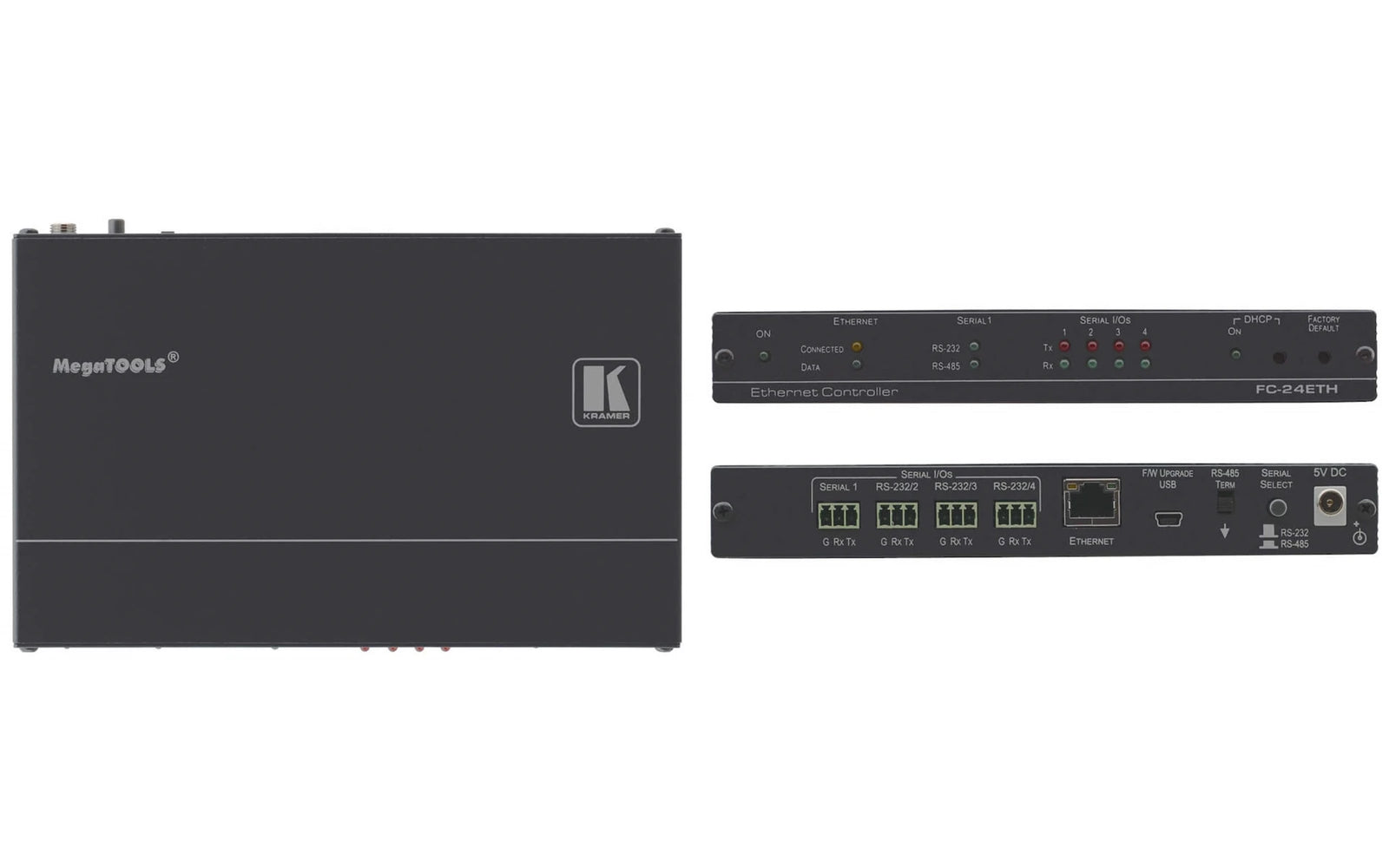 Kramer 2–port Serial Control Gateway | FC-22ETH Video Switch Kramer