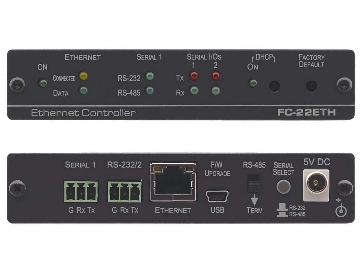 Kramer 2–port Serial Control Gateway | FC-22ETH Video Switch Kramer