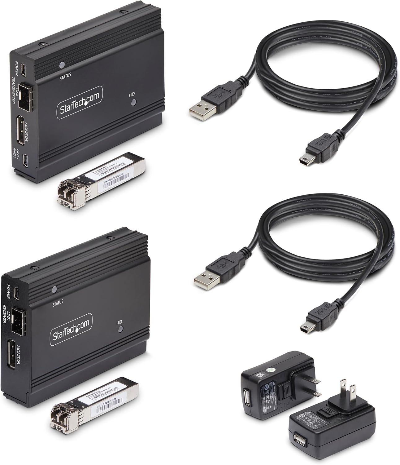 StarTech KVM Extender DP 4K 60Hz 300m SFP+ USB HID TAA | FD121-KVM-EXTENDER AV Extender Startech