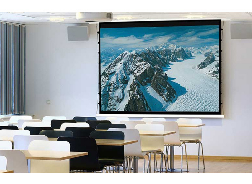 Euroscreen FFTZ350-D Freya Tab Tension 16:10 Ratio 340 x 212.5cm Smart Motor Ceiling Recessed Projector Screen Projector Screens Euroscreen
