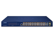 Planet 24-Port 10/100TX 802.3at PoE + 2-Port Gigabit TP/SFP Combo Managed Ethernet Switch | FGSW-2624HPS4 Network Switch Planet
