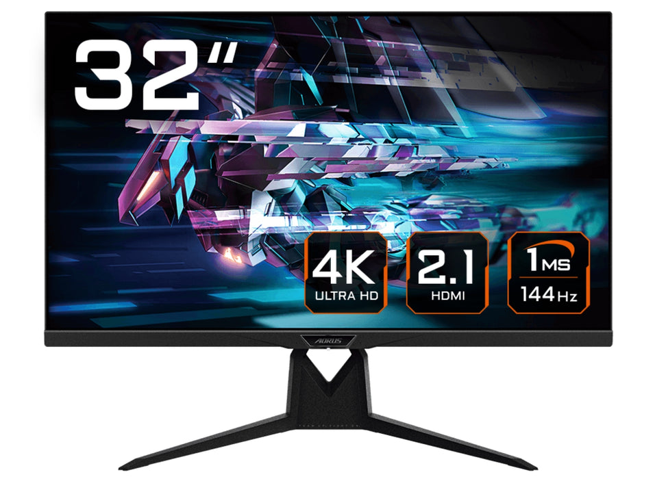 Gigabyte AORUS FI32U 32" 4K UHD 144 Hz Gaming Monitor | FI32U-EK