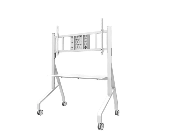 Neomounts MOVE Go XL 65" - 110" TV Trolley | FL50-575WH1 Mobile Trolley NeoMounts