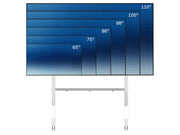 Neomounts MOVE Go XL 65" - 110" TV Trolley | FL50-575WH1 Mobile Trolley NeoMounts