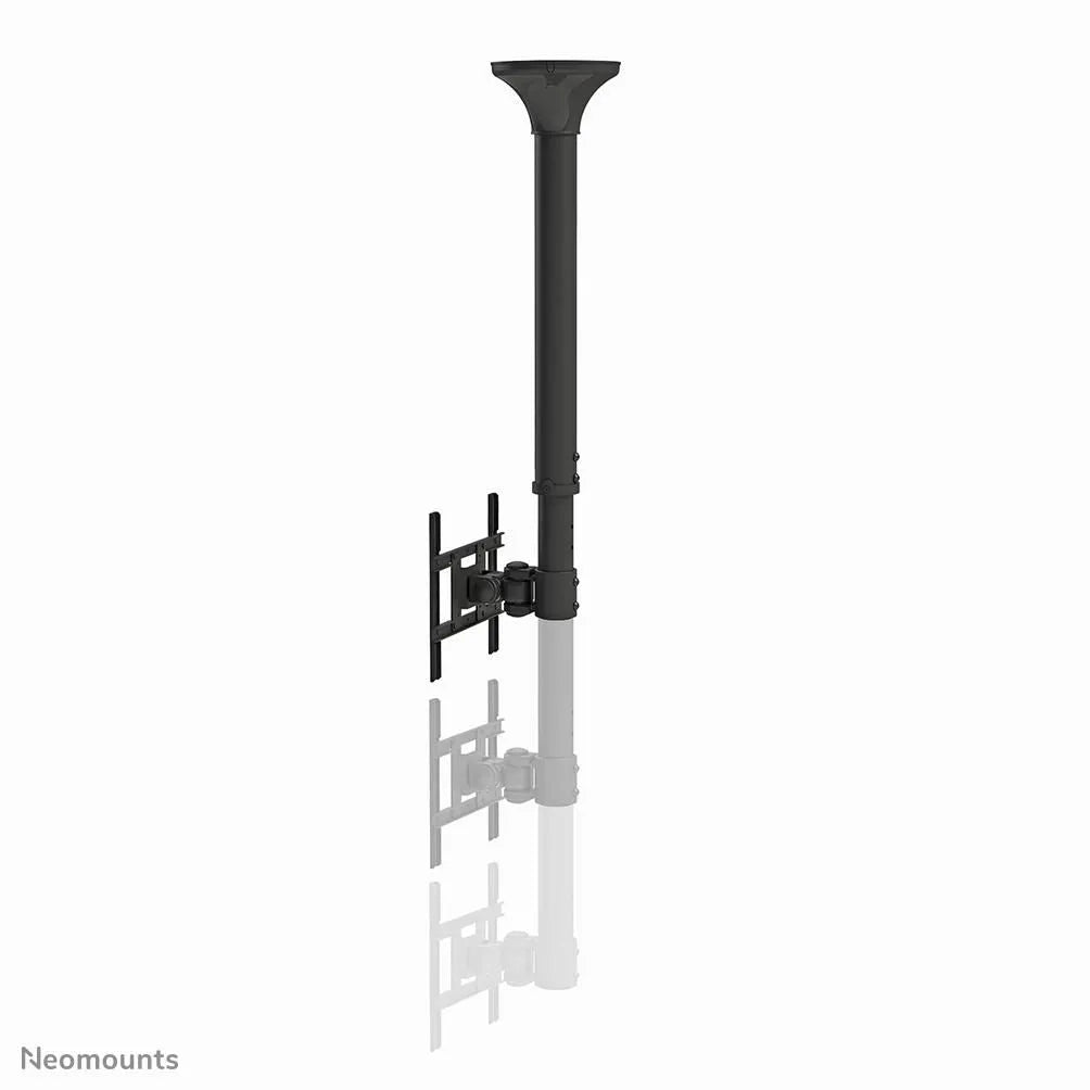 NeoMounts FPMA-C200BLACK Monitor Ceiling Mount - For 10-40" Screens Ceiling Mount Bracket NeoMounts
