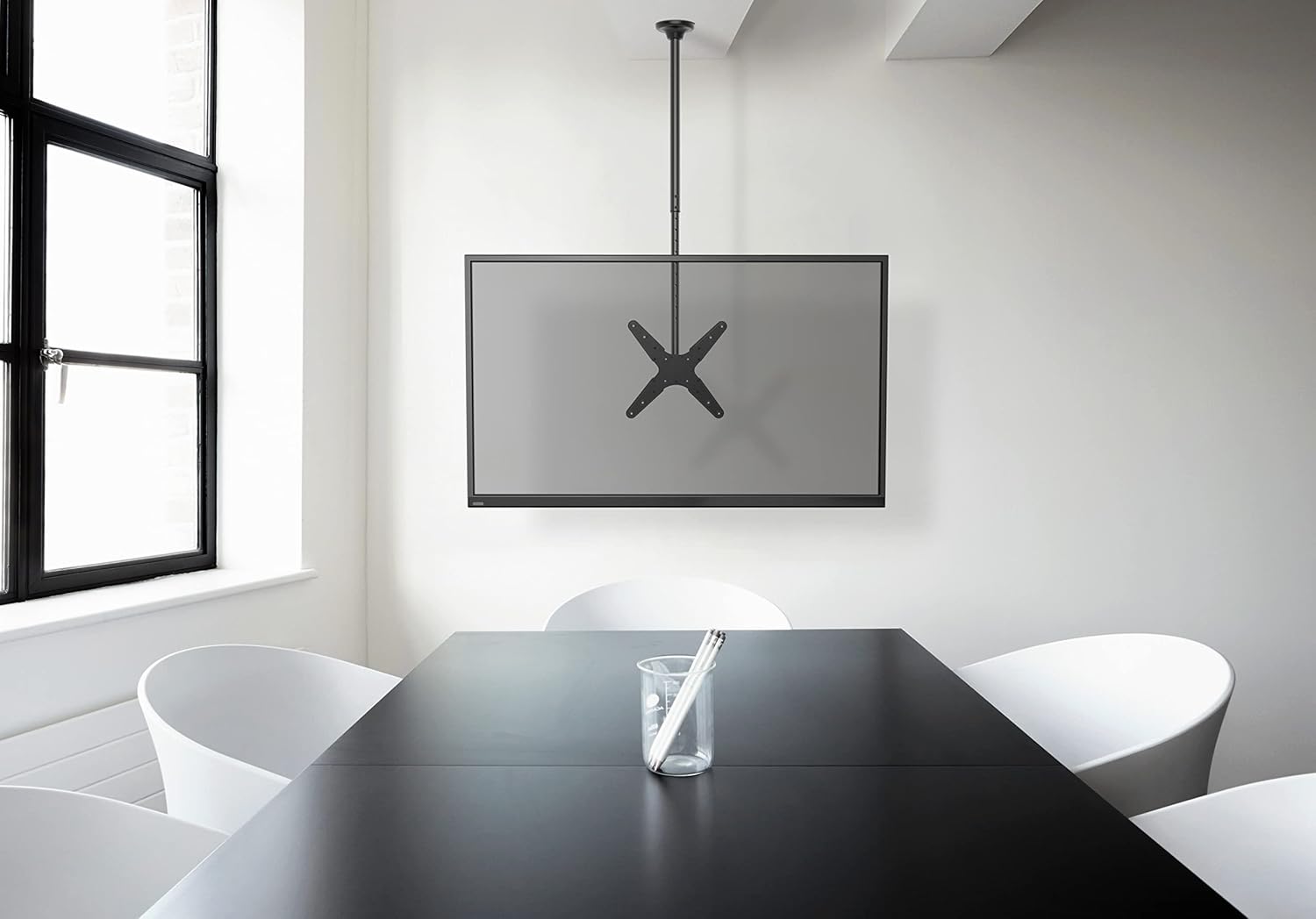 Neomounts FPMA-C340BLACK Ceiling Mount 32"-55" | Adjustable Pole 106–156 cm Ceiling Mount Bracket NeoMounts