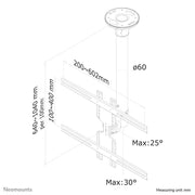 NeoMounts FPMA-C400BLACK Monitor Ceiling Mount For 32-60" Screens Ceiling Mount Bracket NeoMounts