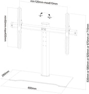 NeoMounts 32" - 60" TV/Monitor Desk Mount | FPMA-D1250BLACK Monitor Arm Desk Mount NeoMounts