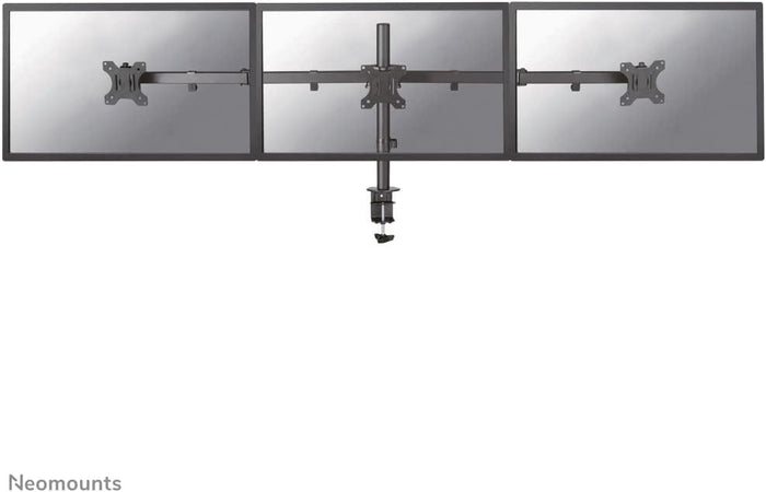 Neomounts 10" - 27" Triple Monitor Arm Desk Mount | FPMA-D550D3BLACK Monitor Arm Desk Mount NeoMounts