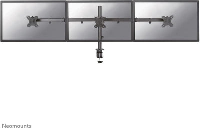 Neomounts 10" - 27" Triple Monitor Arm Desk Mount | FPMA-D550D3BLACK Monitor Arm Desk Mount NeoMounts