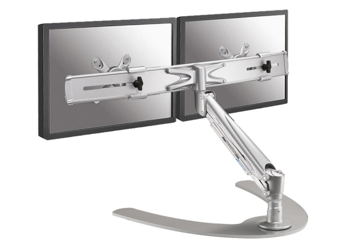 Neomounts FPMA-D940DD Dual Monitor Stand For 10"-24" Screens | Gas Spring Monitor Arm Desk Mount NeoMounts