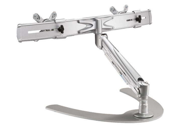 Neomounts FPMA-D940DD Dual Monitor Stand For 10"-24" Screens | Gas Spring Monitor Arm Desk Mount NeoMounts