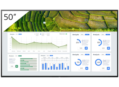 Sony Bravia FW-50BZ30L 50” 4K Ultra HD HDR Professional Display With Airplay and Chromecast Sony Digital Signage Sony