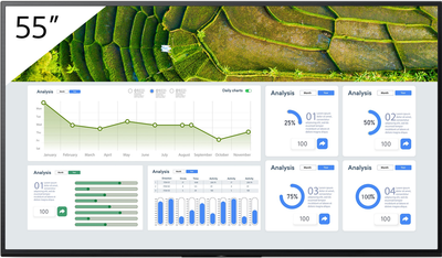 Sony FW-55BZ30L 55" 4K HDR Professional Digital Signage Display Sony Digital Signage Sony